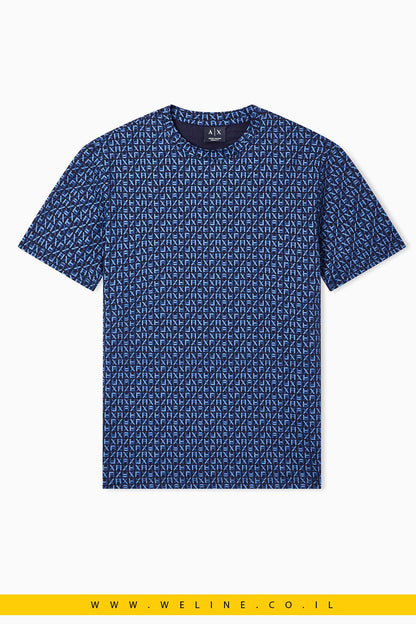 טי שירט Armani Exchange Regular Fit Classic Cotton Jersey - WELINE.CO.IL