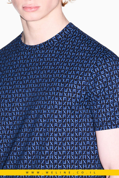 טי שירט Armani Exchange Regular Fit Classic Cotton Jersey - WELINE.CO.IL