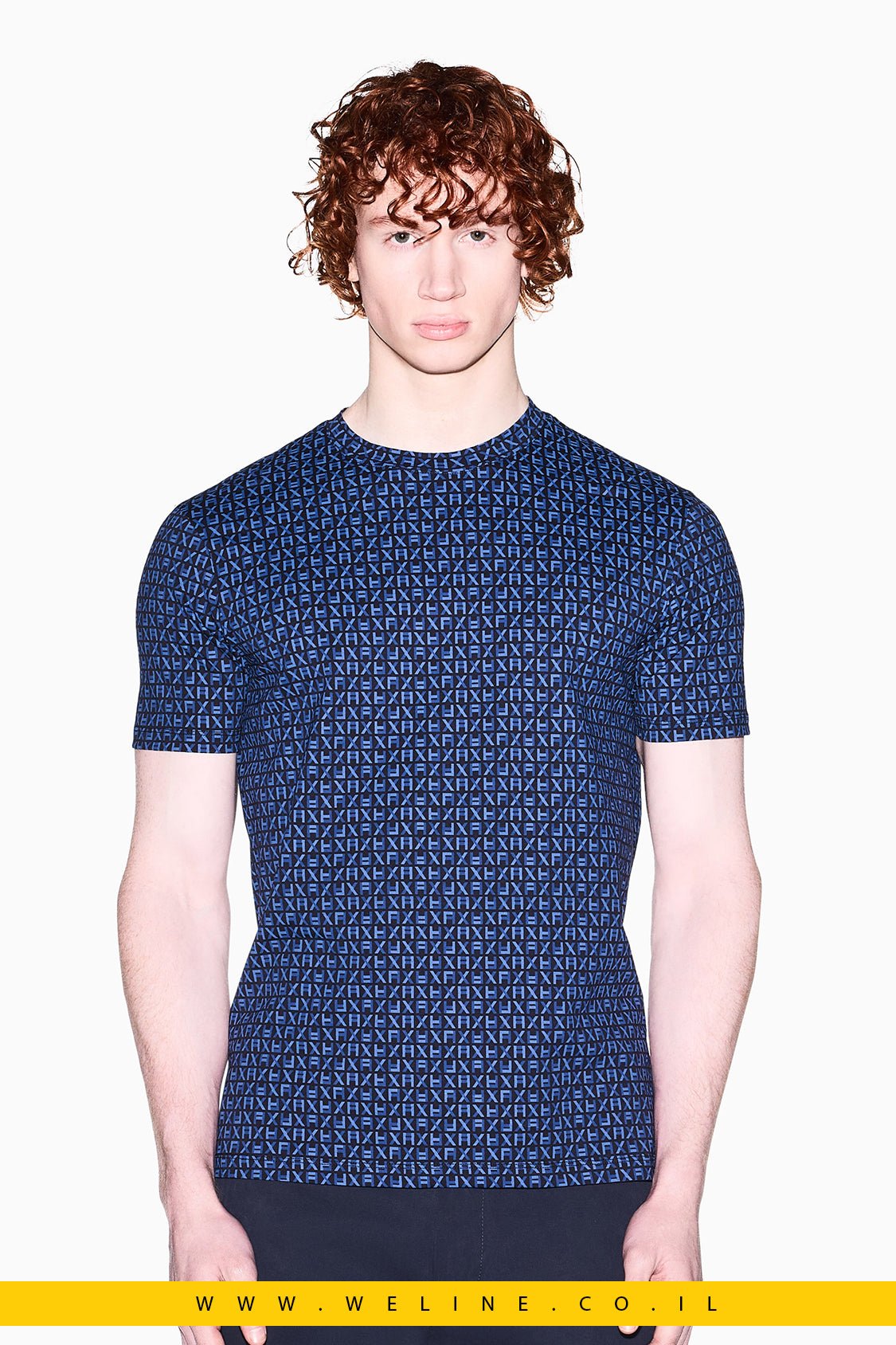 טי שירט Armani Exchange Regular Fit Classic Cotton Jersey - WELINE.CO.IL