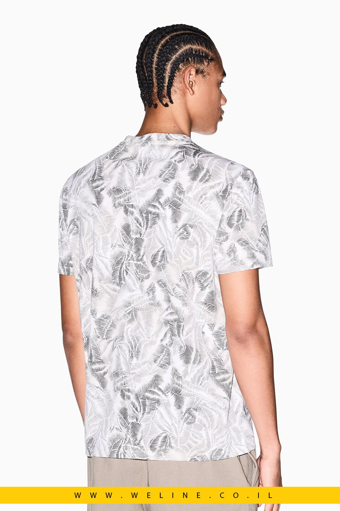 טי שירט Armani Exchange Regular Fit Classic Cotton Jersey - WELINE.CO.IL
