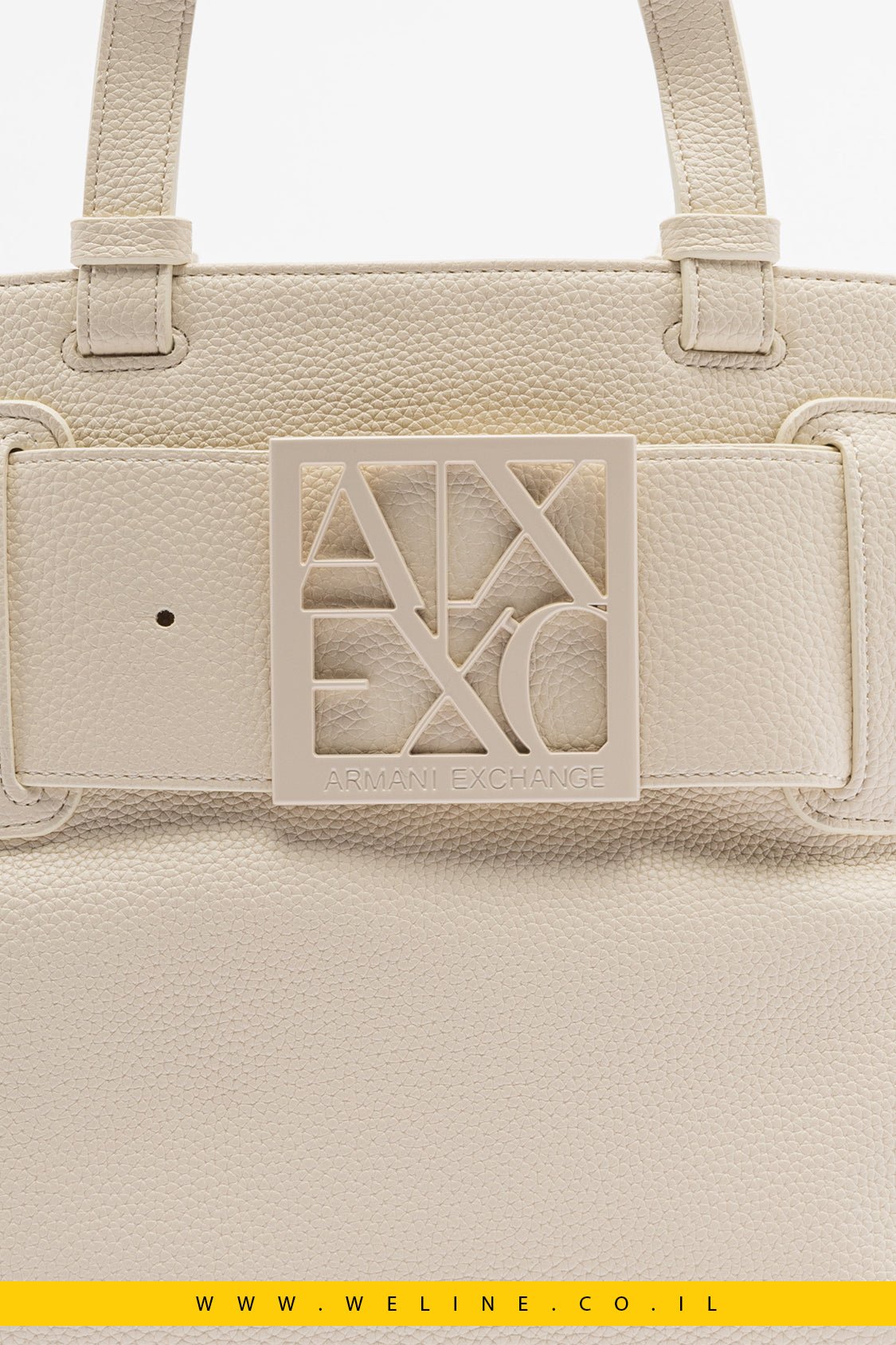 תיק שופר לבן Armani Exchange XW000285 - WELINE.CO.IL