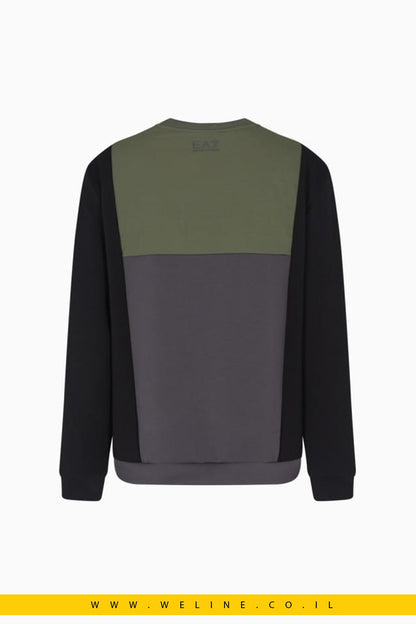 סווטשירט Athletic Colour Block – EA7 Emporio Armani - WELINE.CO.IL