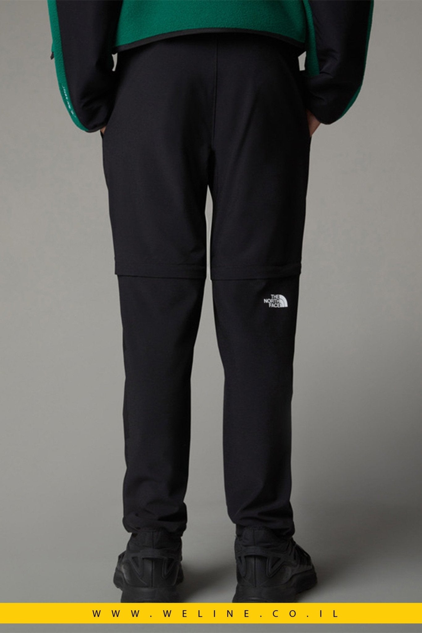מכנס ילדים B Exploration Convertible Pant בצבע שחור (TNF Black) - WELINE.CO.IL