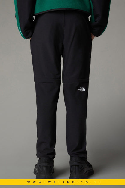 מכנס ילדים B Exploration Convertible Pant בצבע שחור (TNF Black) - WELINE.CO.IL