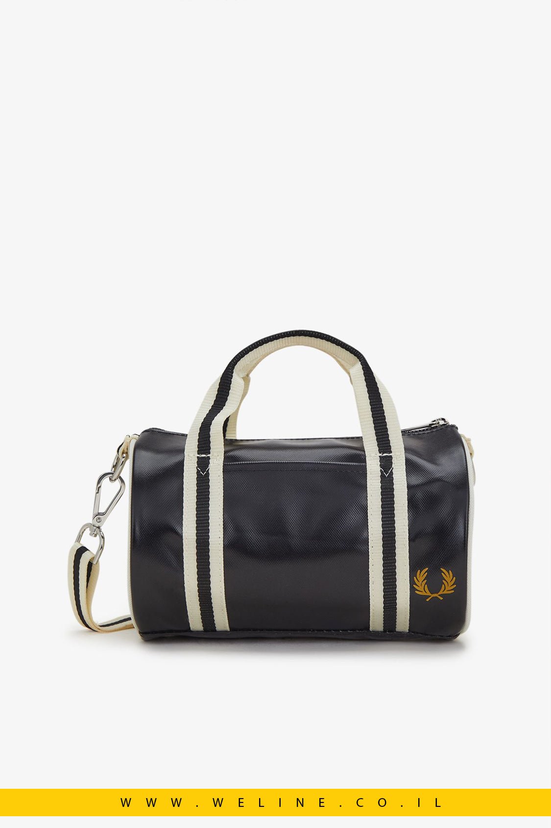 תיק קלאסי קטן בסגנון Barrel – Fred Perry - WELINE.CO.IL