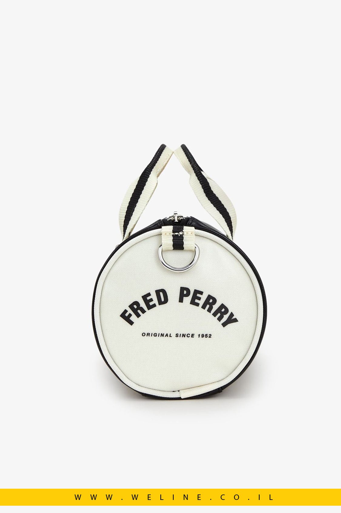 תיק קלאסי קטן בסגנון Barrel – Fred Perry - WELINE.CO.IL