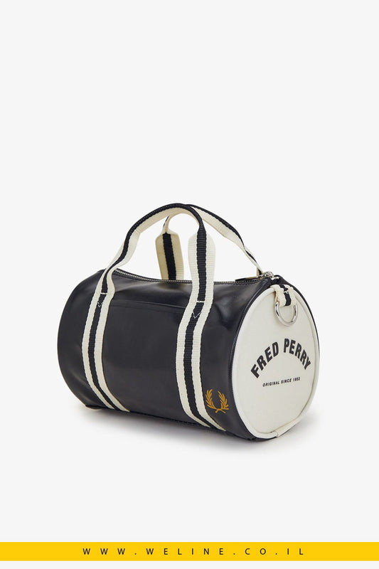 תיק קלאסי קטן בסגנון Barrel – Fred Perry - WELINE.CO.IL
