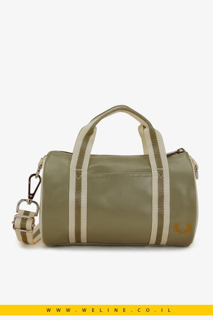 תיק קלאסי קטן בסגנון Barrel – Fred Perry - WELINE.CO.IL