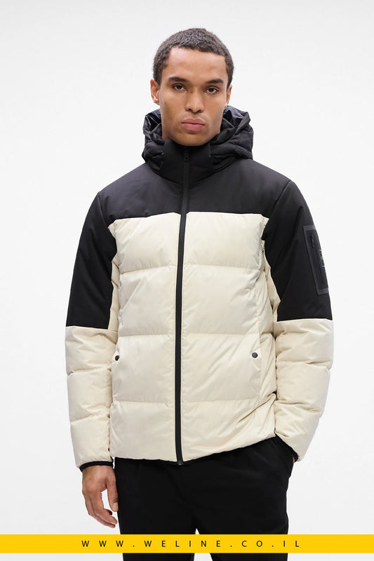 מעיל פוך לגברים – BOSS BLOCK Down Jacket - WELINE.CO.IL