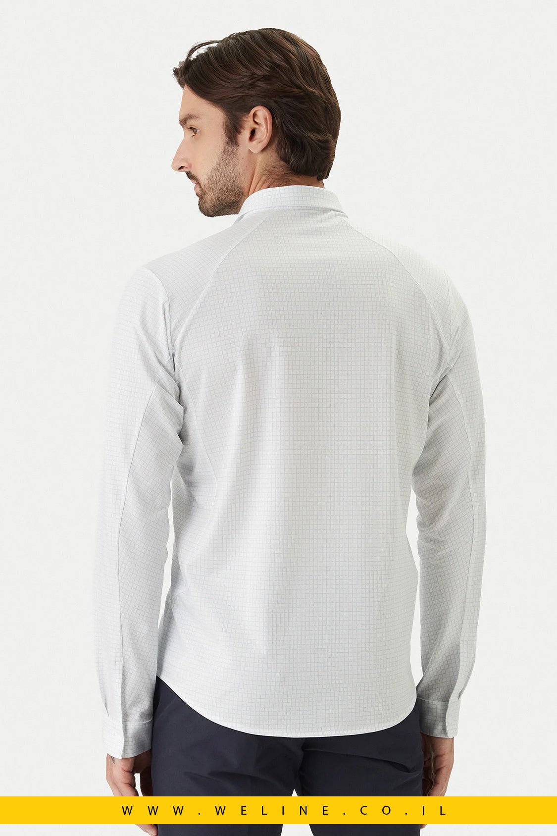חולצת BOSS Excurse L Regular Fit – צבע תכלת (Open Blue 460) - WELINE.CO.IL