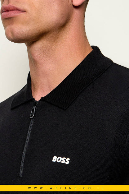 חולצת פולו BOSS Green KN_Ever-X PS Regular Fit - WELINE.CO.IL
