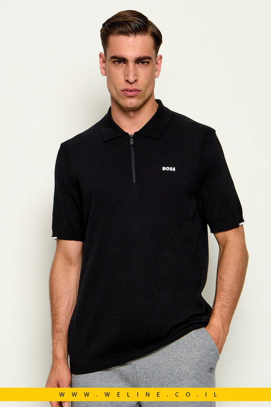 חולצת פולו BOSS Green KN_Ever-X PS Regular Fit - WELINE.CO.IL