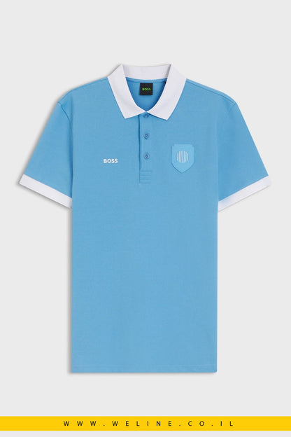 חולצת פולו גברים BOSS Paddy Polo Shirt Argentina – Regular Fit - WELINE.CO.IL