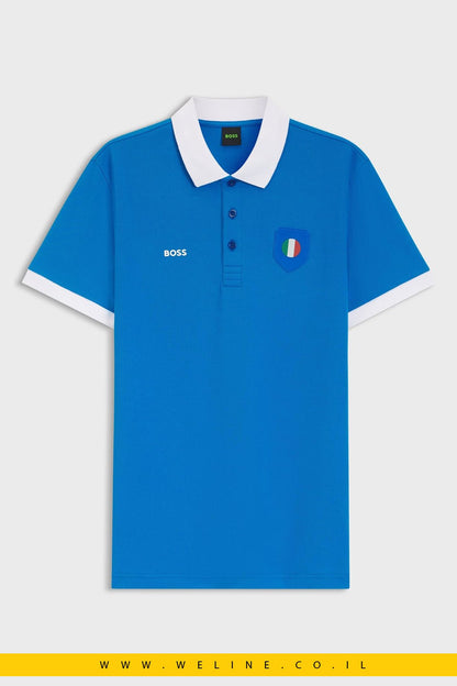 חולצת פולו גברים BOSS Paddy Polo Shirt Italy – Regular Fit - WELINE.CO.IL