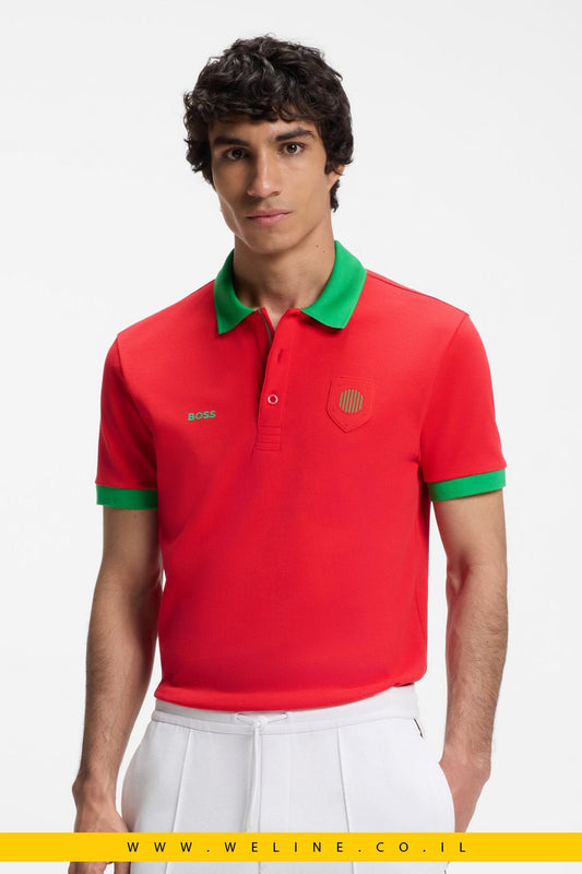 חולצת פולו גברים BOSS Paddy Polo Shirt Portugal– Regular Fit - WELINE.CO.IL
