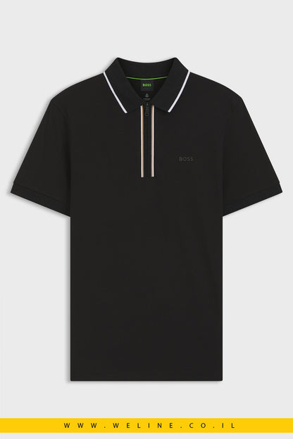 חולצת פולו ספורטיבית BOSS Philix GOC Active Slim - Fit Polo Shirt - WELINE.CO.IL