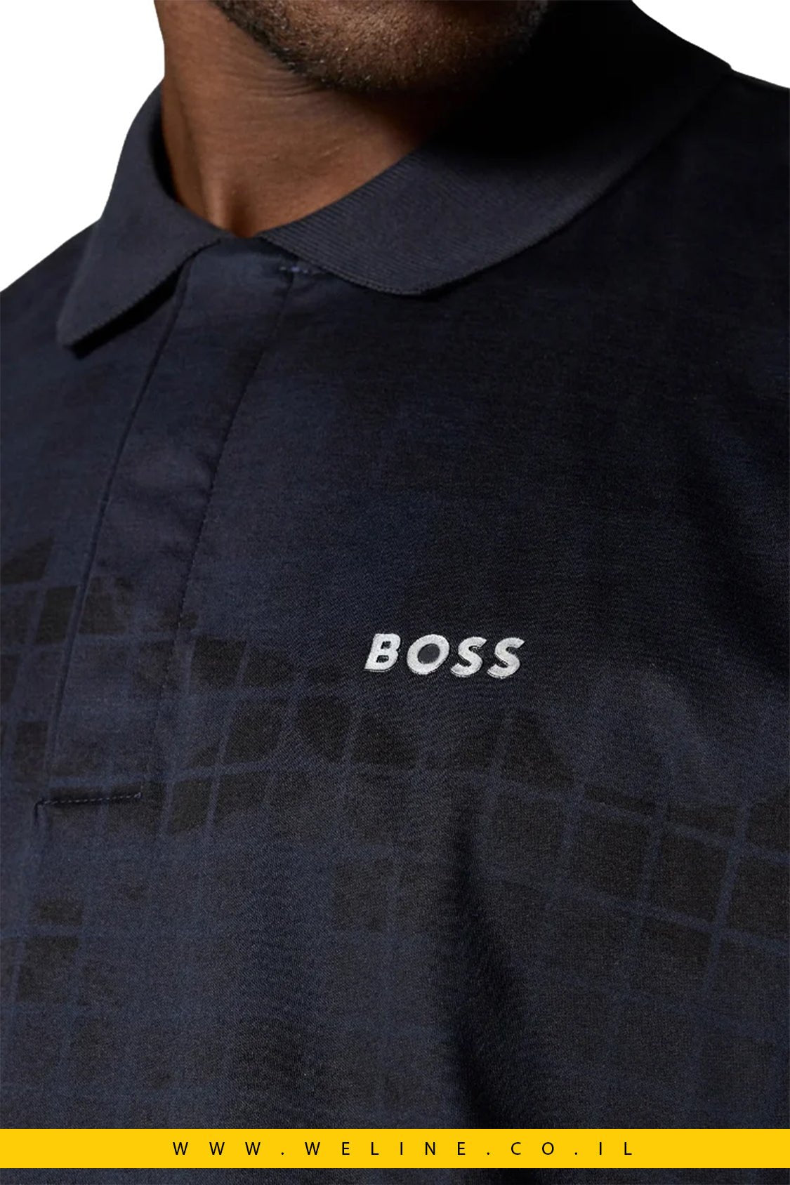 חולצת פולו BOSS PL_PATTERN PLK - WELINE.CO.IL