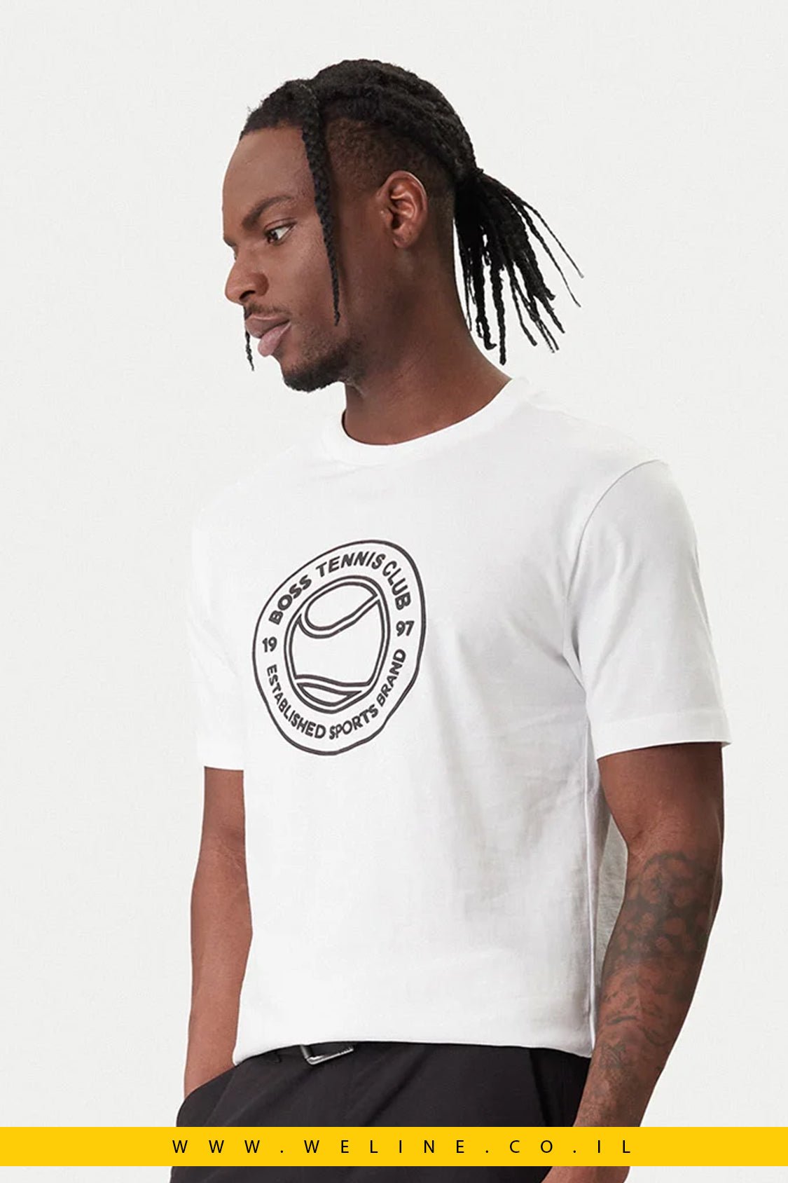 טי שירט BOSS TS_Join Logo Regular Fit - WELINE.CO.IL