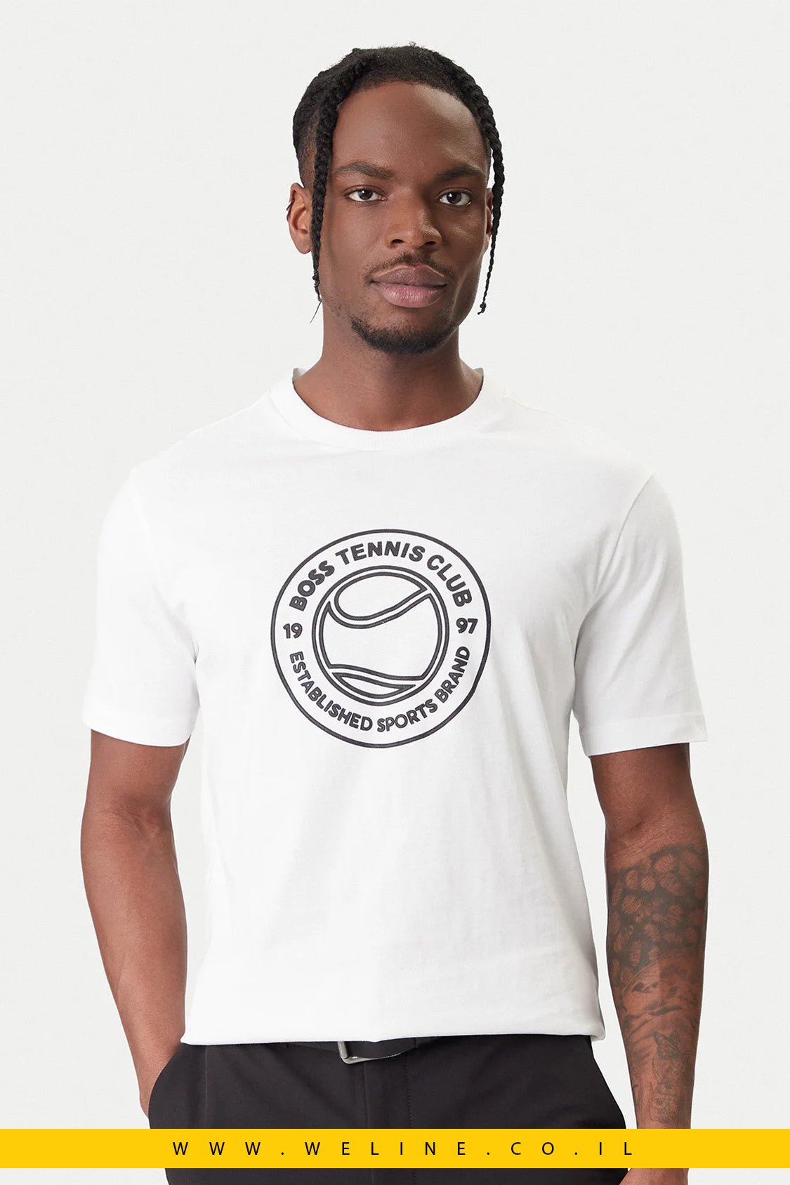 טי שירט BOSS TS_Join Logo Regular Fit - WELINE.CO.IL