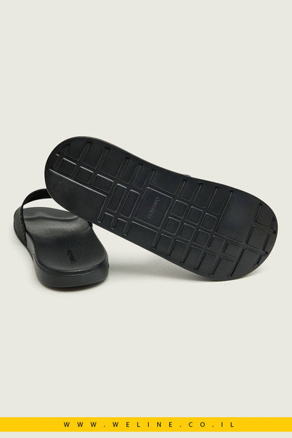 כפכפי סלייד לגברים Calvin Klein – צבע שחור - WELINE.CO.IL