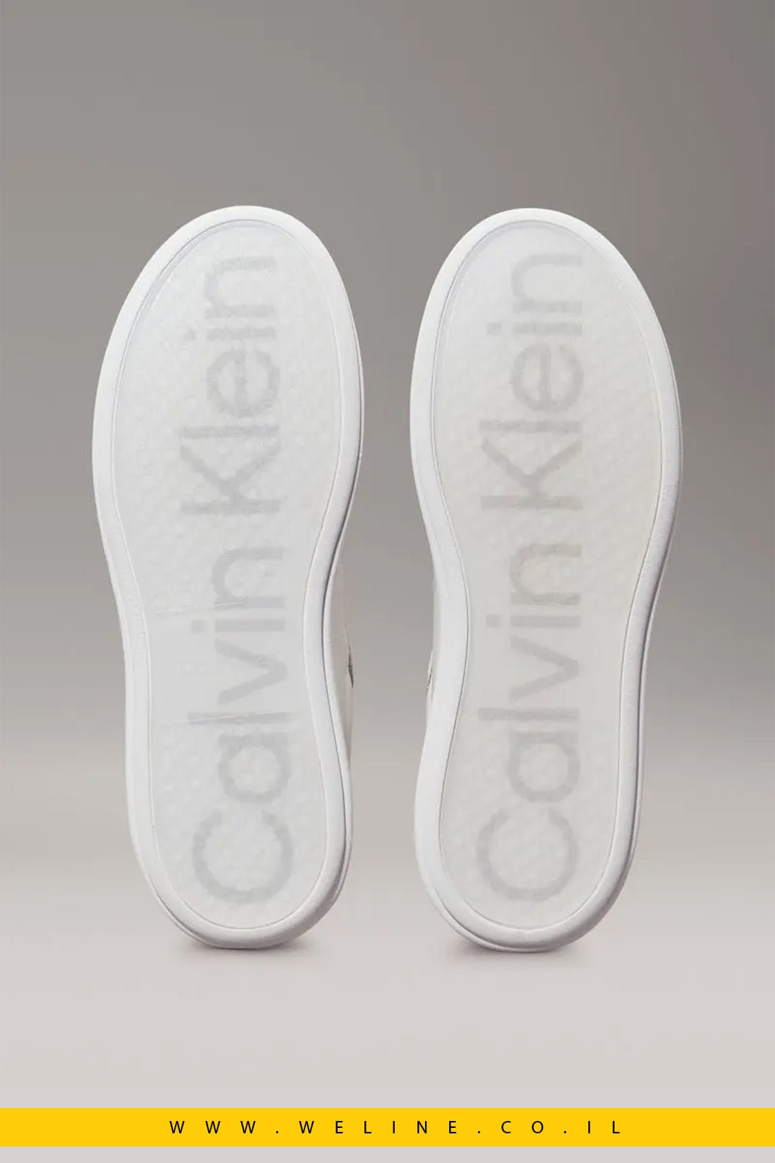 סניקרס עור גברים Calvin Klein – שחור - WELINE.CO.IL
