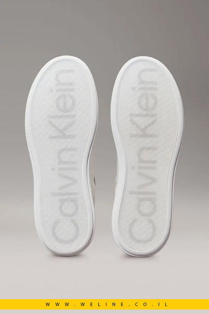 סניקרס עור גברים Calvin Klein – שחור - WELINE.CO.IL