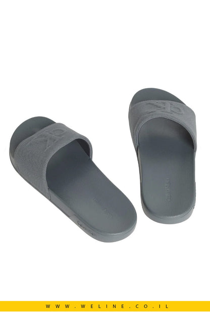 כפכפי סלייד לגברים Calvin Klein - WELINE.CO.IL