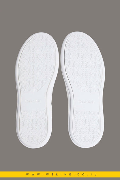 סניקרס גברים נמוכות עם שרוכים – Calvin Klein - WELINE.CO.IL