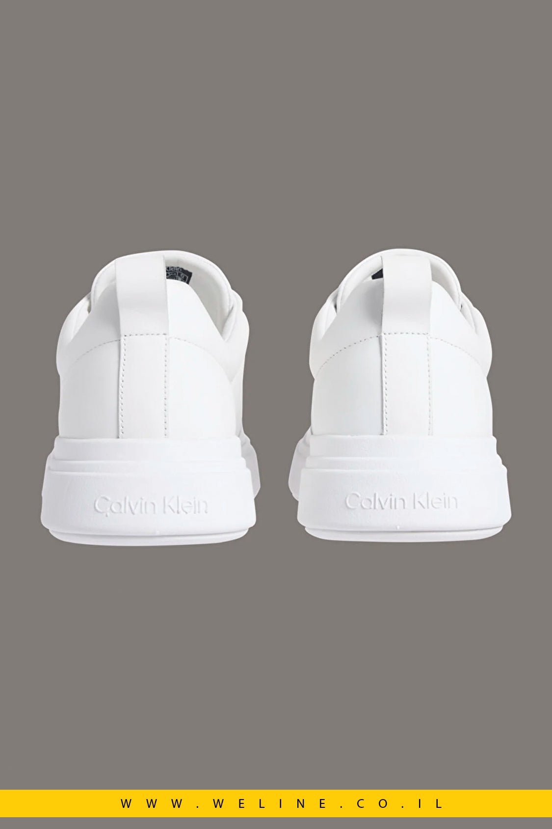 סניקרס גברים נמוכות עם שרוכים – Calvin Klein - WELINE.CO.IL