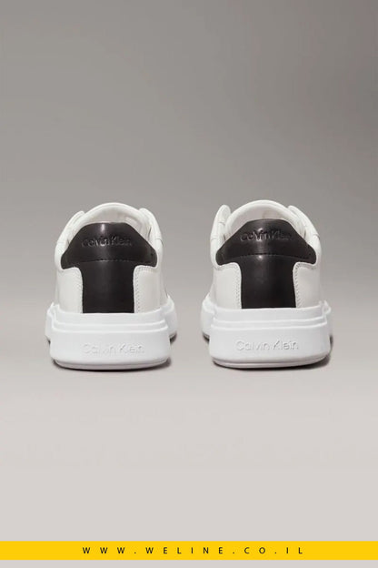 סניקרס עור גברים Calvin Klein – שחור - WELINE.CO.IL