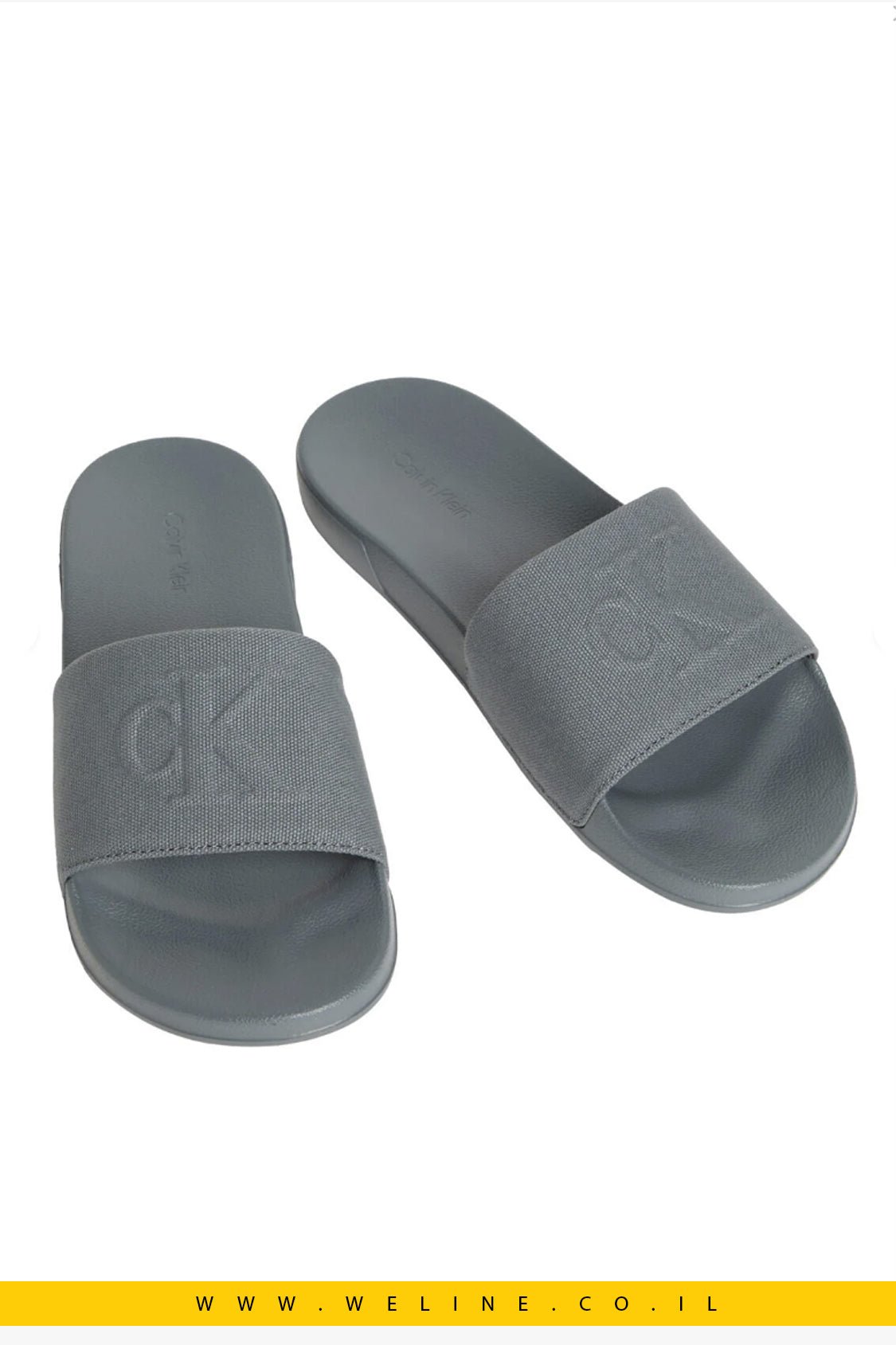 כפכפי סלייד לגברים Calvin Klein - WELINE.CO.IL