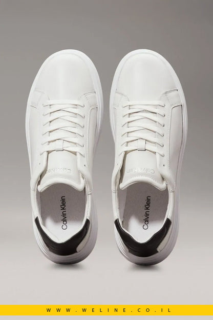 סניקרס עור גברים Calvin Klein – שחור - WELINE.CO.IL