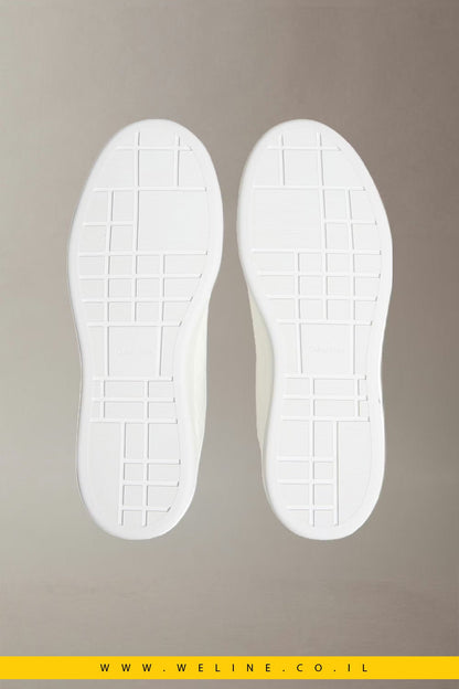 נעלי סניקרס גברים Calvin Klein Basket Cup Lace - Up – עיצוב קלאסי - WELINE.CO.IL