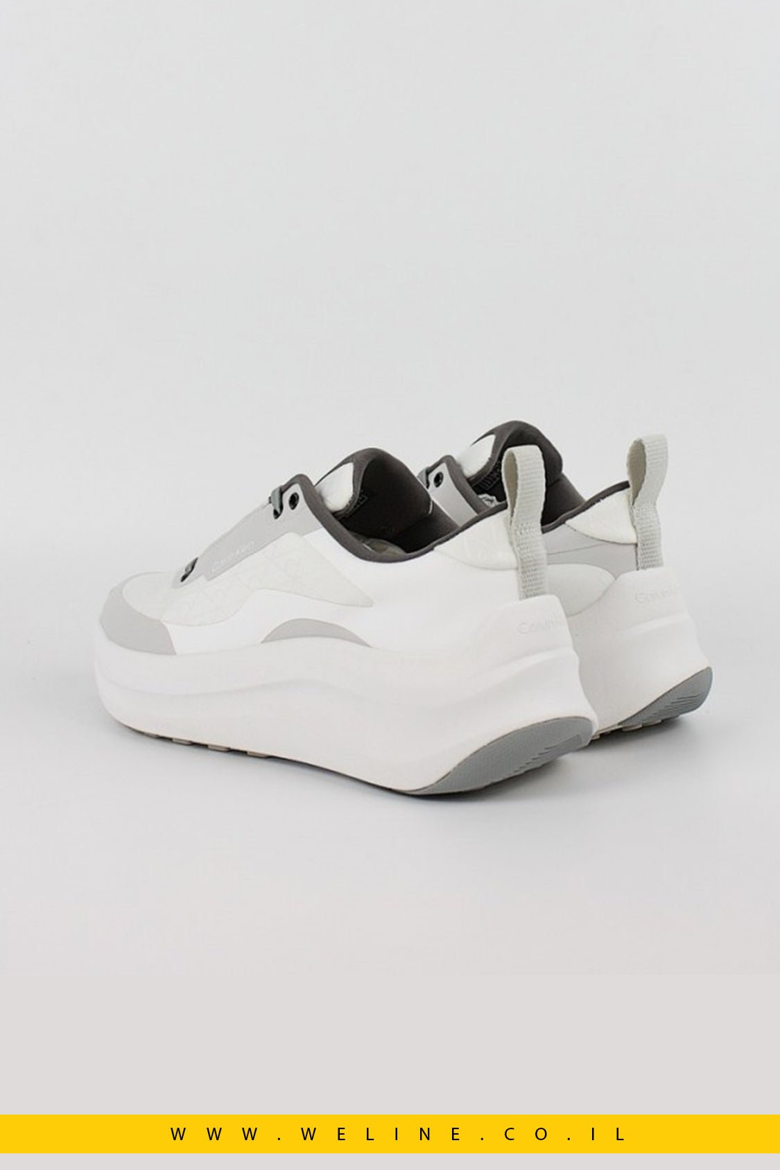 סניקרס נשים בעיצוב CALVIN KLEIN – Chunky Runner Lace - Up Mix AOP - WELINE.CO.IL