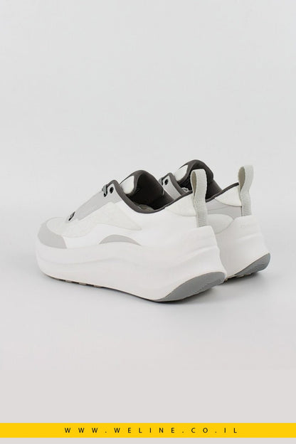 סניקרס נשים בעיצוב CALVIN KLEIN – Chunky Runner Lace - Up Mix AOP - WELINE.CO.IL