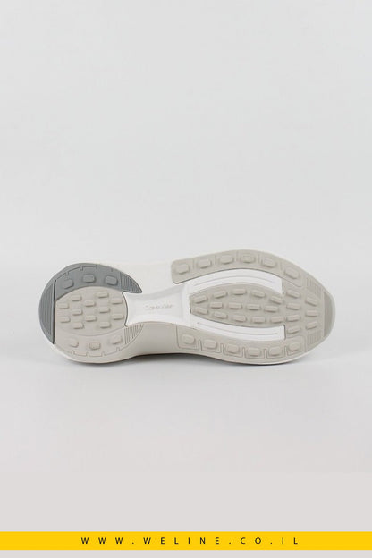 סניקרס נשים בעיצוב CALVIN KLEIN – Chunky Runner Lace - Up Mix AOP - WELINE.CO.IL