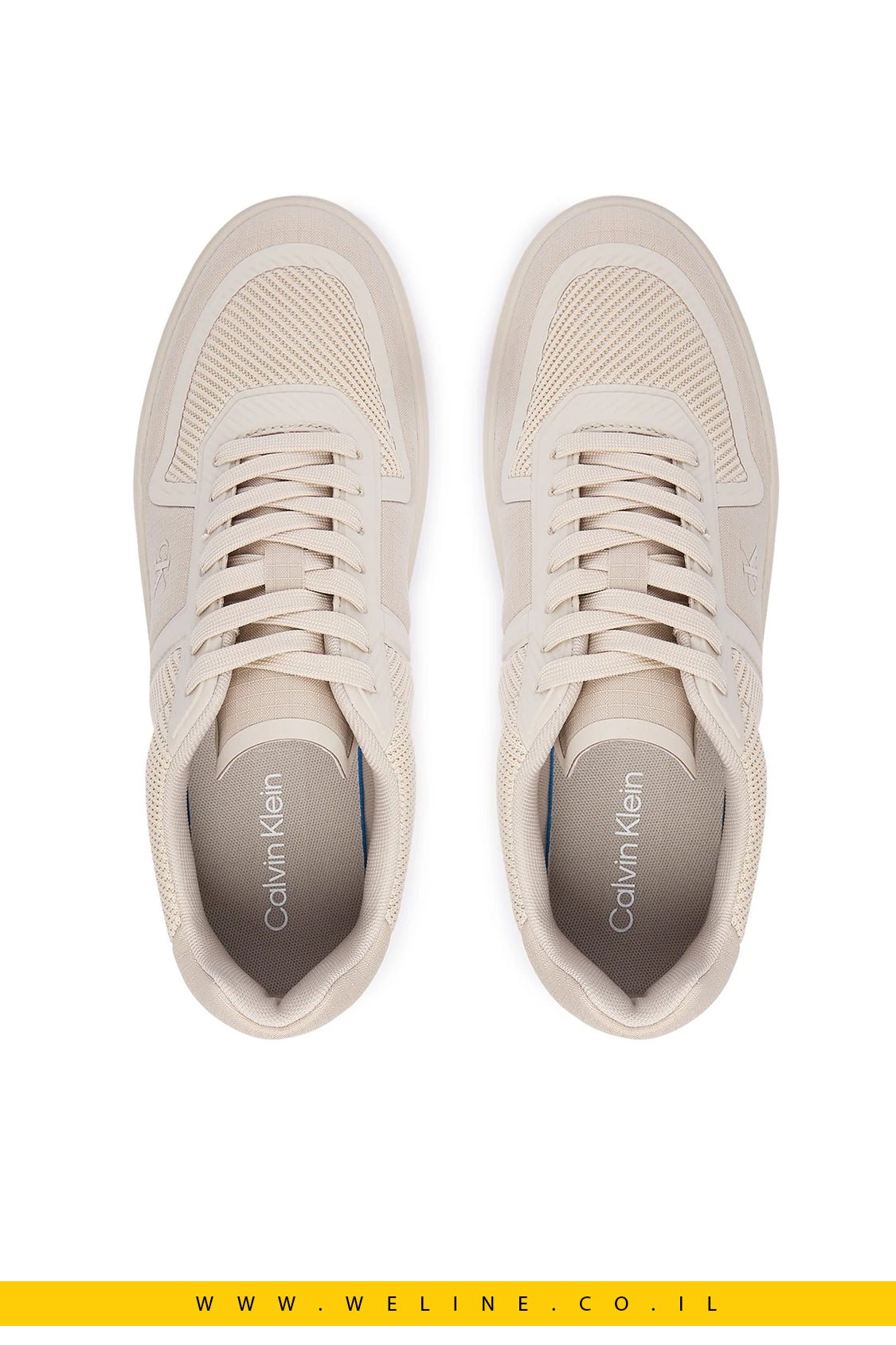 נעלי סניקרס Calvin Klein Classic Cups Laceup Knit - WELINE.CO.IL