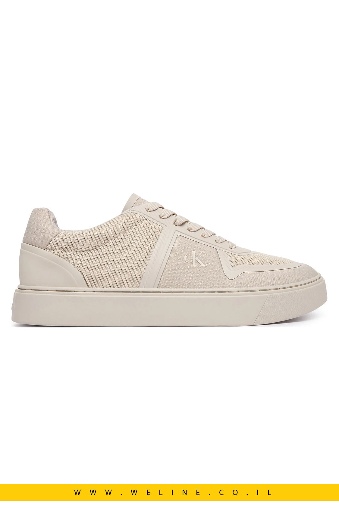 נעלי סניקרס Calvin Klein Classic Cups Laceup Knit - WELINE.CO.IL