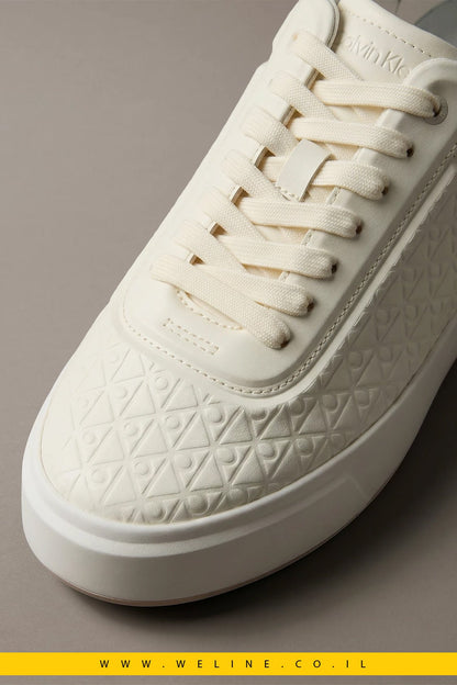 נעלי סניקרס Calvin Klein Embossed Emblem Logo Trainers - WELINE.CO.IL