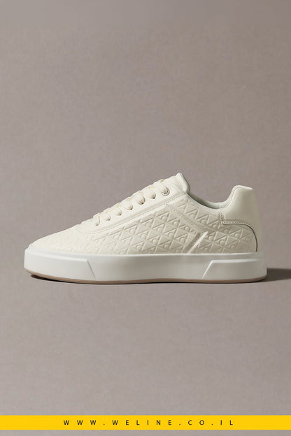 נעלי סניקרס Calvin Klein Embossed Emblem Logo Trainers - WELINE.CO.IL