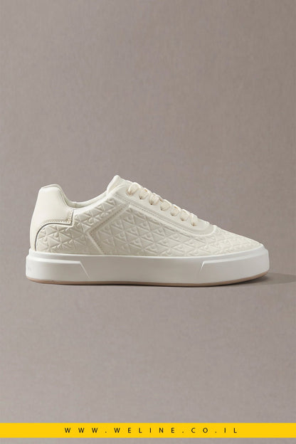 נעלי סניקרס Calvin Klein Embossed Emblem Logo Trainers - WELINE.CO.IL