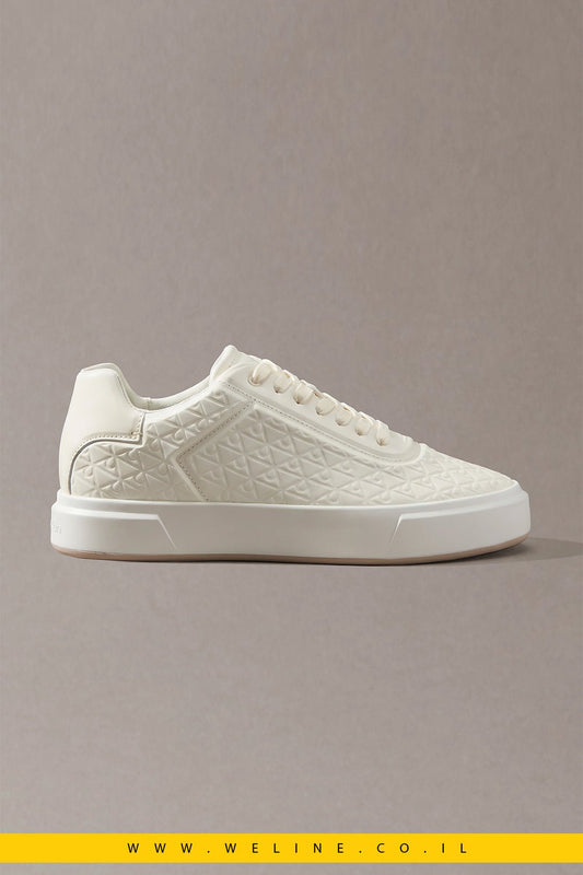 נעלי סניקרס Calvin Klein Embossed Emblem Logo Trainers - WELINE.CO.IL