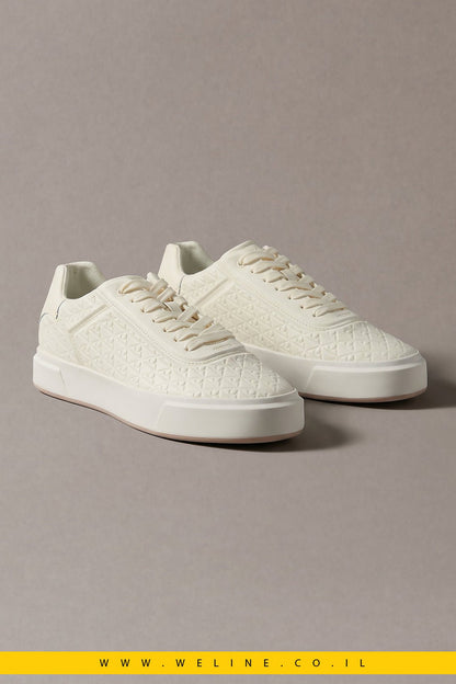 נעלי סניקרס Calvin Klein Embossed Emblem Logo Trainers - WELINE.CO.IL