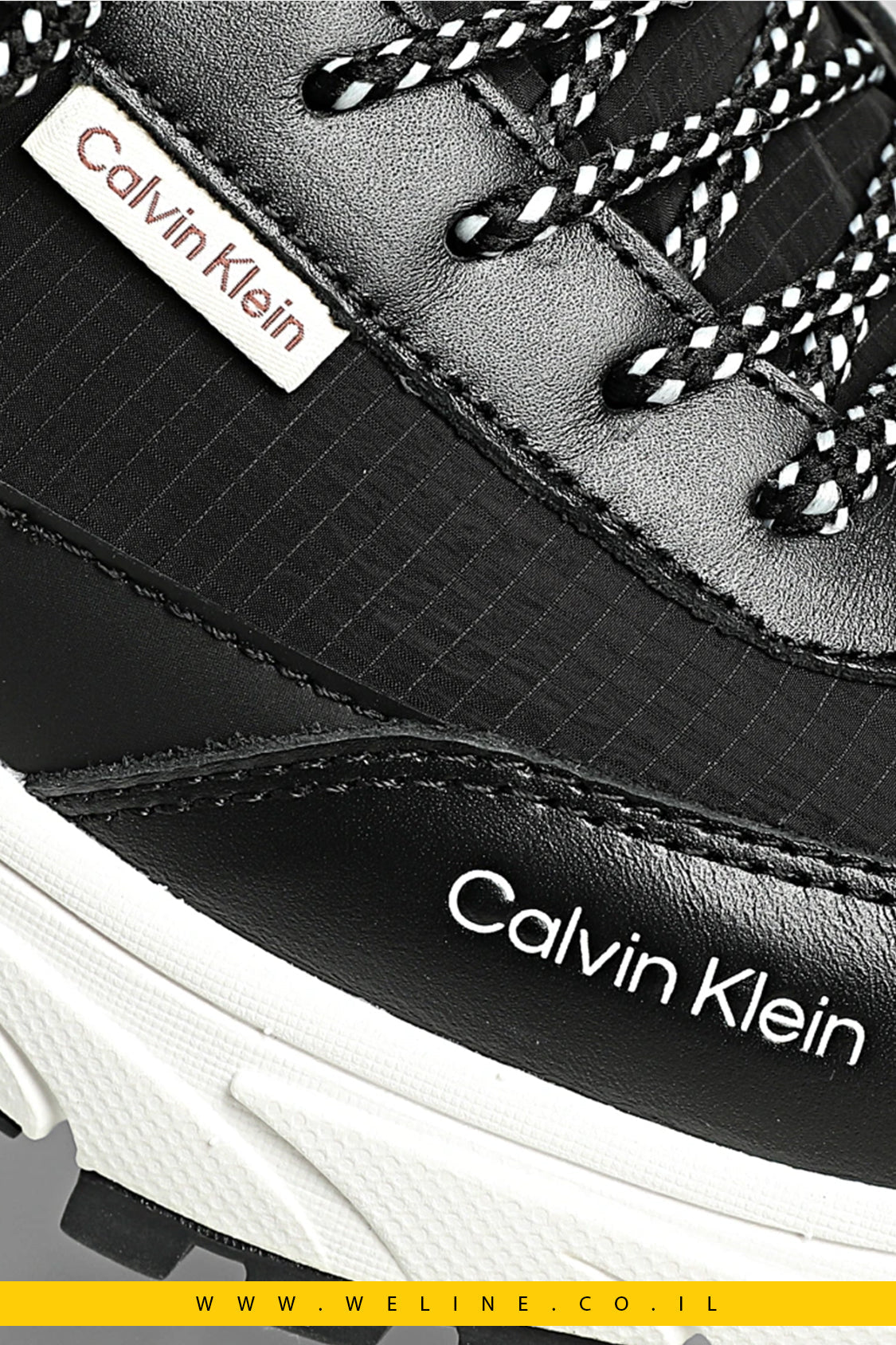 נעלי סניקרס Calvin Klein Hike Runner Casual Leather 2152 - WELINE.CO.IL