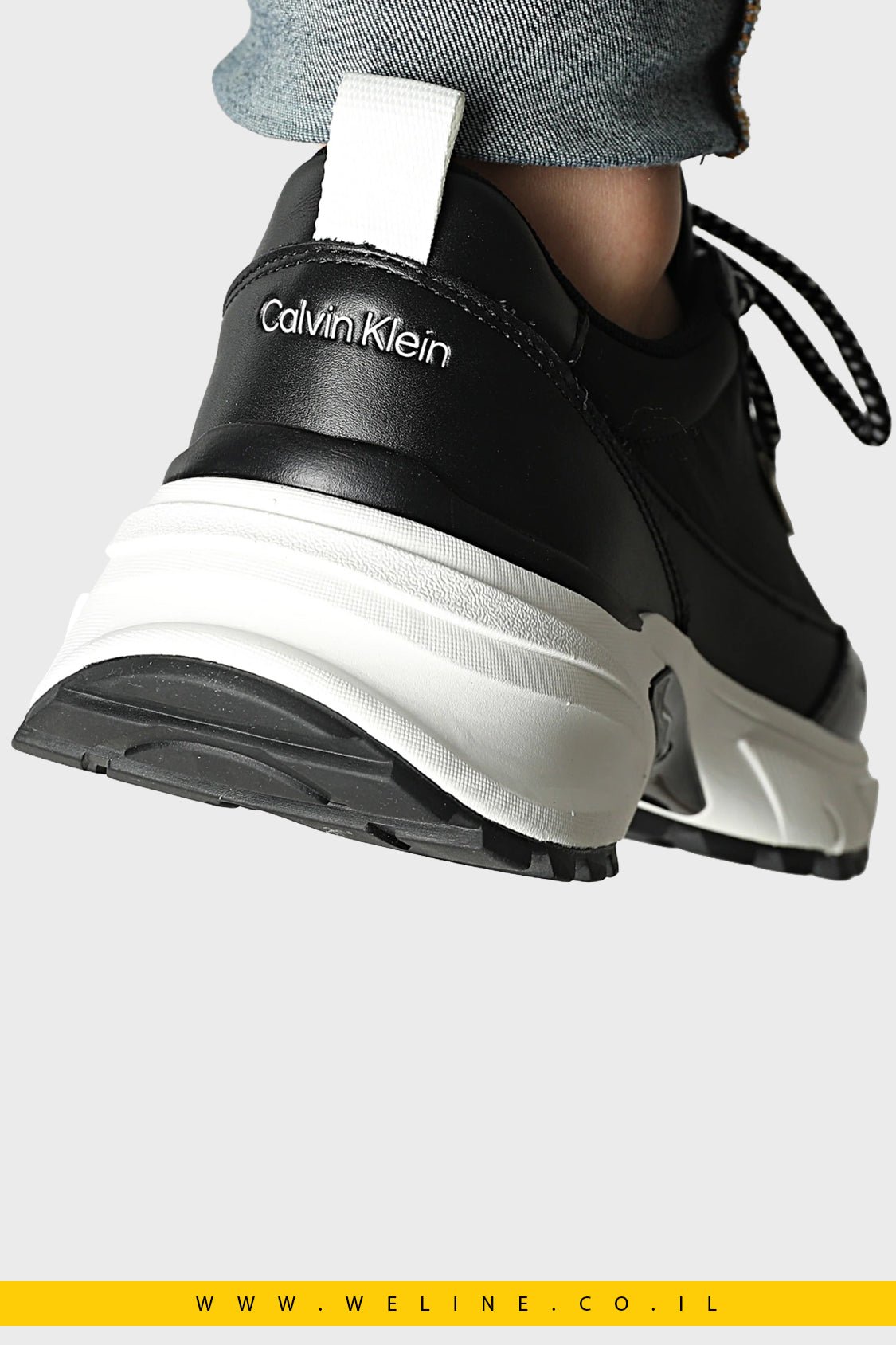 נעלי סניקרס Calvin Klein Hike Runner Casual Leather 2152 - WELINE.CO.IL