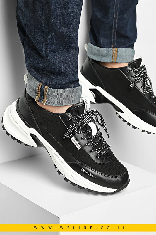 נעלי סניקרס Calvin Klein Hike Runner Casual Leather 2152 - WELINE.CO.IL