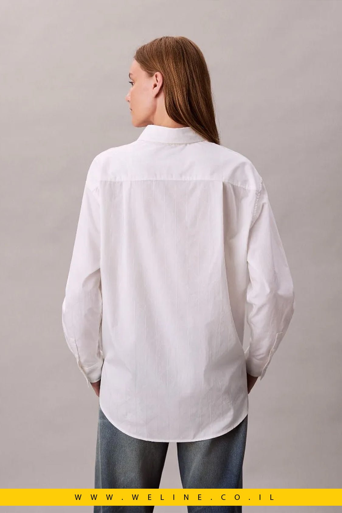 חולצת כפתורים מושלמת עם לוגו – Calvin Klein Jeans - WELINE.CO.IL