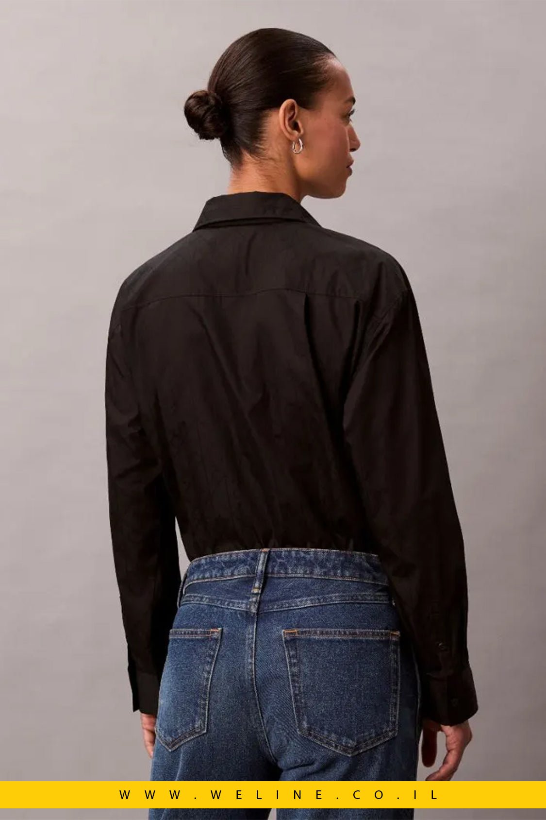 חולצת נשים Calvin Klein Jeans – עם לוגו All - Over - WELINE.CO.IL