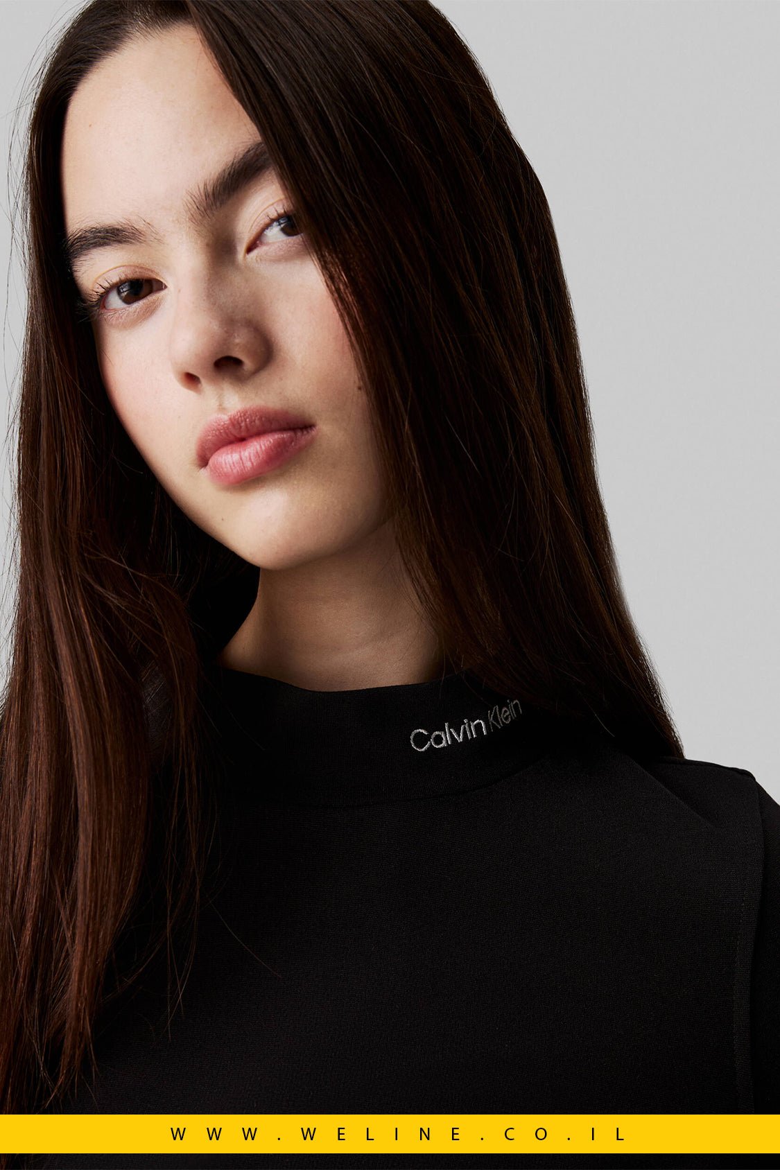 שמלת נשים Calvin Klein Jeans – דגם Milano, צבע שחור - WELINE.CO.IL