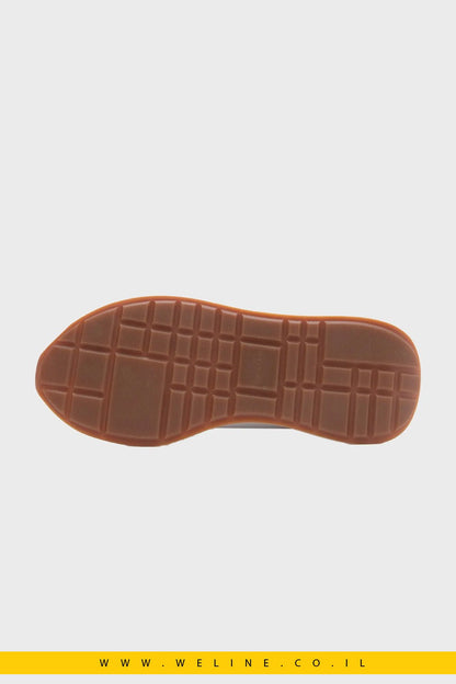 נעלי סניקרס נשים Calvin Klein RETRO RUNNR SOCK PATCH LTH - WELINE.CO.IL